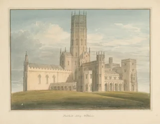 Wiltshire - Abbaye de Fonthill Gifford, 1816