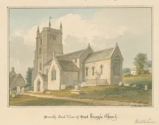 Wiltshire - Église de Knowle, 1804