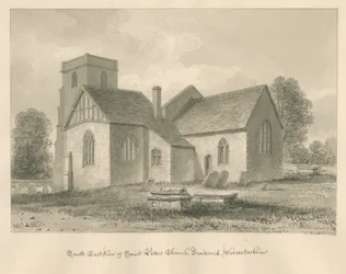 Worcestershire - Droitwich - Église Saint Peter, 1833