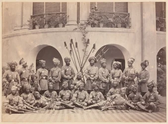 Sous-officiers indiens de la cavalerie des Guides, 1879