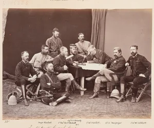 Groupe du Quartier-maître général, février 1880