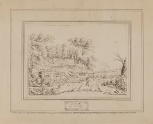 Cottages de la nature (avec le cottage à gauche)