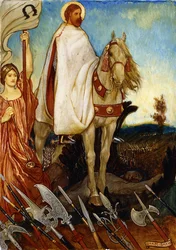 Il y a un grand Maréchal de Camp, mon ami, qui dispose nos bataillons; Faisons confiance à la Providence, et restons à nos postes