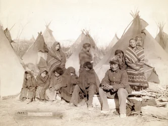 Ce qui reste de la bande de Big Foot, 1891