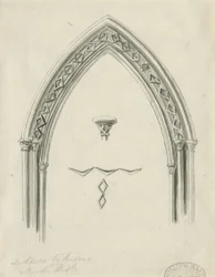 Intérieur de la cathédrale de Lichfield - Arche dans l