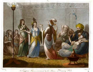 Un harem égyptien animé par les Almees, ou danseuses