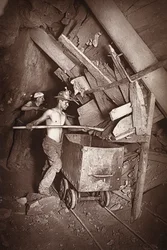 Un moulin au 412, mine de Dolcoath, illustration de 