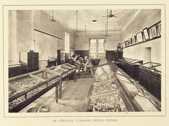 Musée, école des mines de Camborne