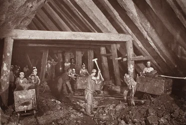Le 412, mine de Dolcoath, illustration de 