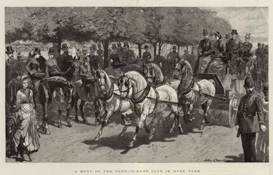 Une rencontre du Four-in-Hand Club à Hyde Park