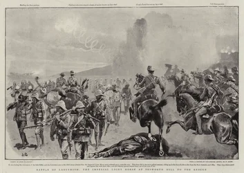 Bataille de Ladysmith, la cavalerie légère impériale à Pepworth Hill pour le sauvetage