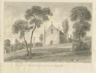 Cresswell - chapelle catholique de Draycott-in-the-Moors, 1841