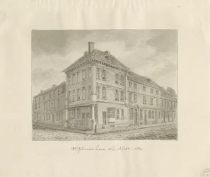 Lichfield - Lieu de naissance du Dr. Johnson : dessin à la sépia