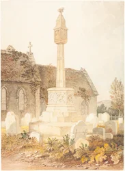 Monument dans un cimetière d