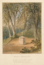Somerset - Jardin de la villa de Batheaston, 1827