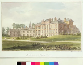Vue sud-est du palais de Kensington, 1826