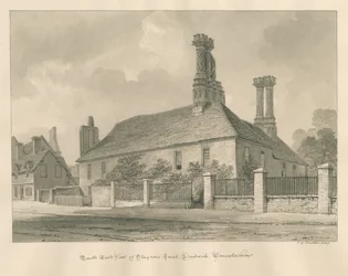 Worcestershire - Droitwich - Cour de Staynors, 1833