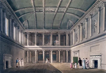 Bath, la salle de concert, pub. 1805
