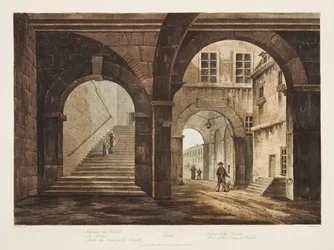 Intérieur du Châtelet, partie du quai de Ferraille