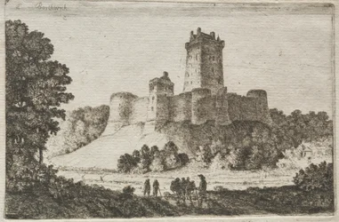 Château de Borthwick depuis l