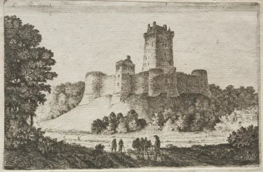 Château de Borthwick depuis l