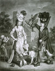 Miss Wicket et Miss Trigger, 1778