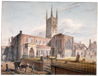 Église St Saviour, Southwark, Londres, 1811