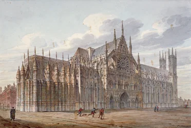 Abbaye de Westminster, Londres, 1816