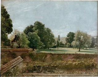Vue de Salisbury depuis la bibliothèque de la maison de l