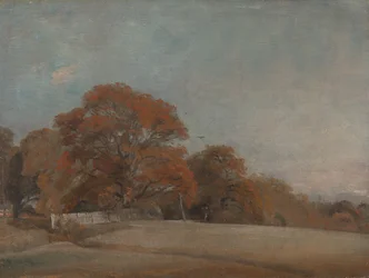 Paysage automnal à East Bergholt, entre 1805 et 1808