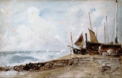 Plage de Brighton, 1824
