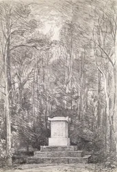 Cénotaphe de Sir Joshua Reynolds à Coleorton Hall, Leicestershire, 1823