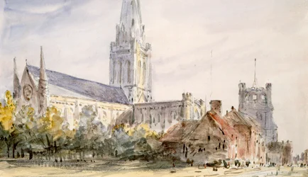 Cathédrale de Chichester, Sussex, vers 1796-1837