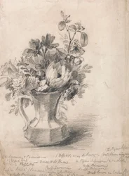 Fleurs dans un pichet