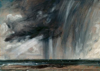 Orage sur la mer. Vers 1824-26