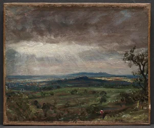 Hampstead Heath, en direction de Harrow, vers 1821