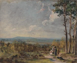 Hampstead Heath en direction de Harrow, 1821