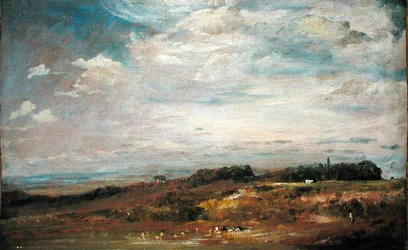 Hampstead Heath avec baigneurs