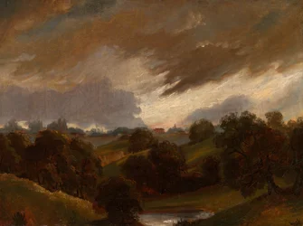 Hampstead, ciel orageux