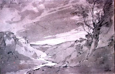Sur la Dove près de Buxton, 1801