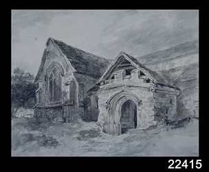 Porche et transept d