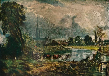 Cathédrale de Salisbury, vers 1829, 1911
