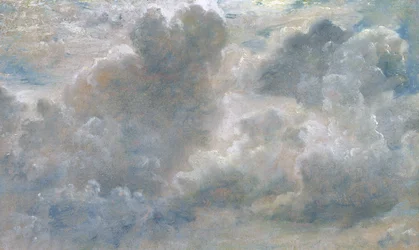 Étude de nuages cumulus, 1822