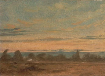 Été - Paysage du soir, vers 1825