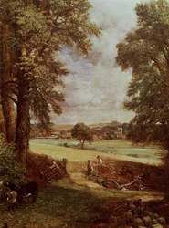 Le Champ de blé (détail du moissonneur, 1826)