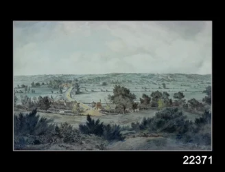 La Vallée de la Stour, avec Stratford St. Mary au loin