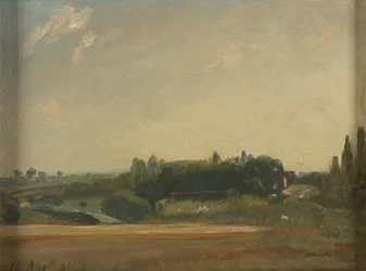 Vue Vers le Presbytère, East Bergholt
