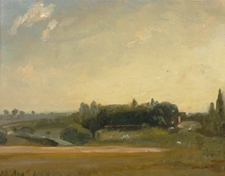 Vue vers le presbytère, East Bergholt, 1813