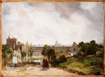 Vue de la ville de Londres depuis le cottage de Sir Richard Steele, Hampstead