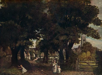 Water Lane, Dedham, vers 1802, 1911